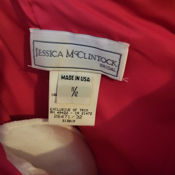 Vintage Jessica McClintock Pink Party Dress 11/12 - Picture 3 of 4